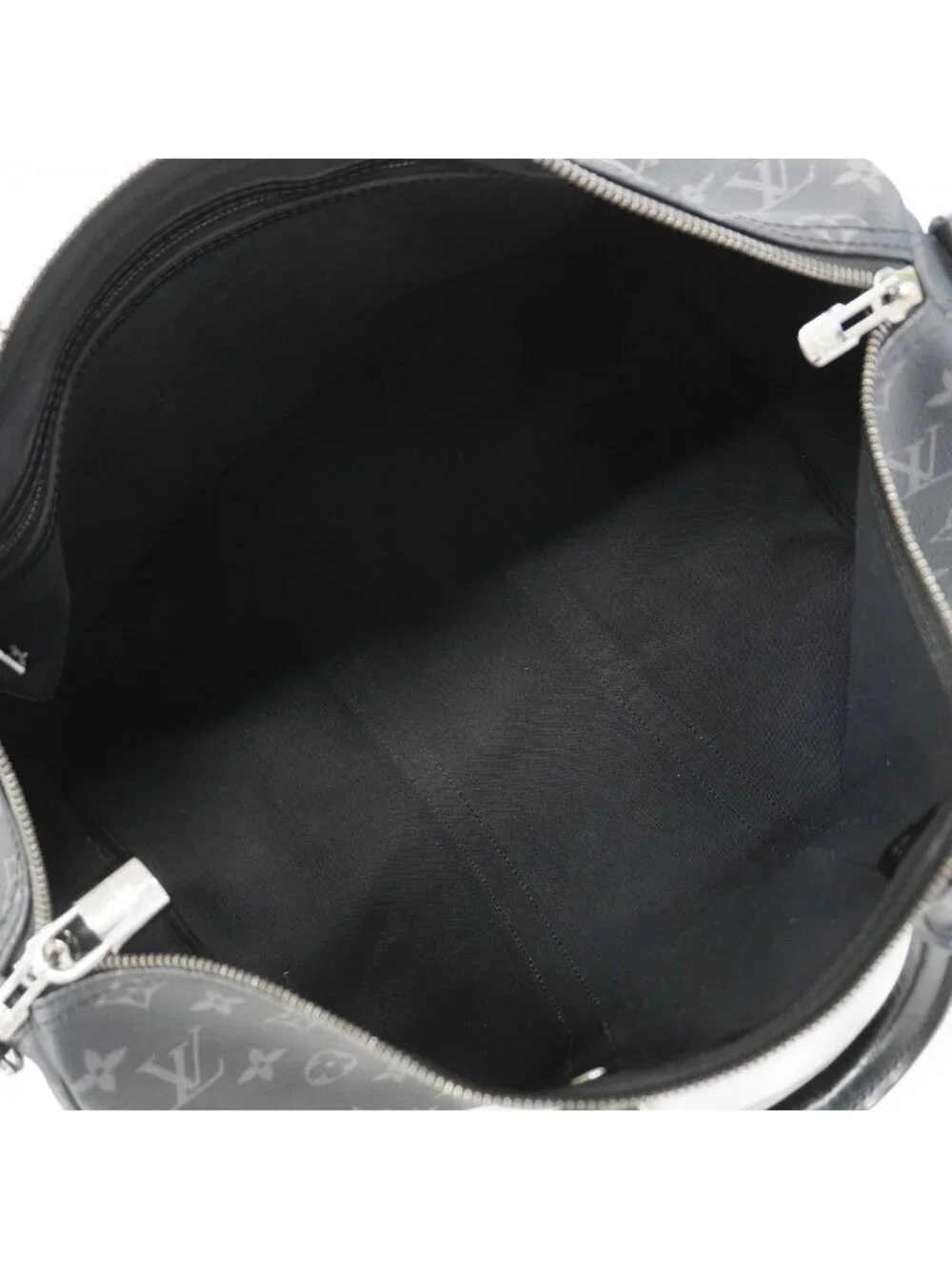 Louis Vuitton Boston Bag Monogram Eclipse Keepall Bandouliere 45 Black